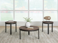 Best Furniture Outlet - Ashley Furniture - Horizon Hills Table (Set of 3) - Occasional Table Set (3/CN) - T186-13