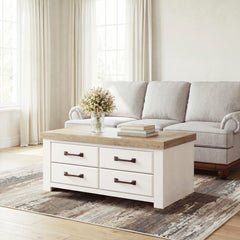 Best Furniture Outlet - Ashley Furniture - Savonport Coffee Table - Rectangular Cocktail Table - T4615-1
