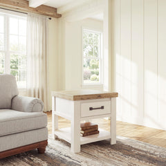 Best Furniture Outlet - Ashley Furniture - Savonport End Table - Rectangular End Table - T4615-3