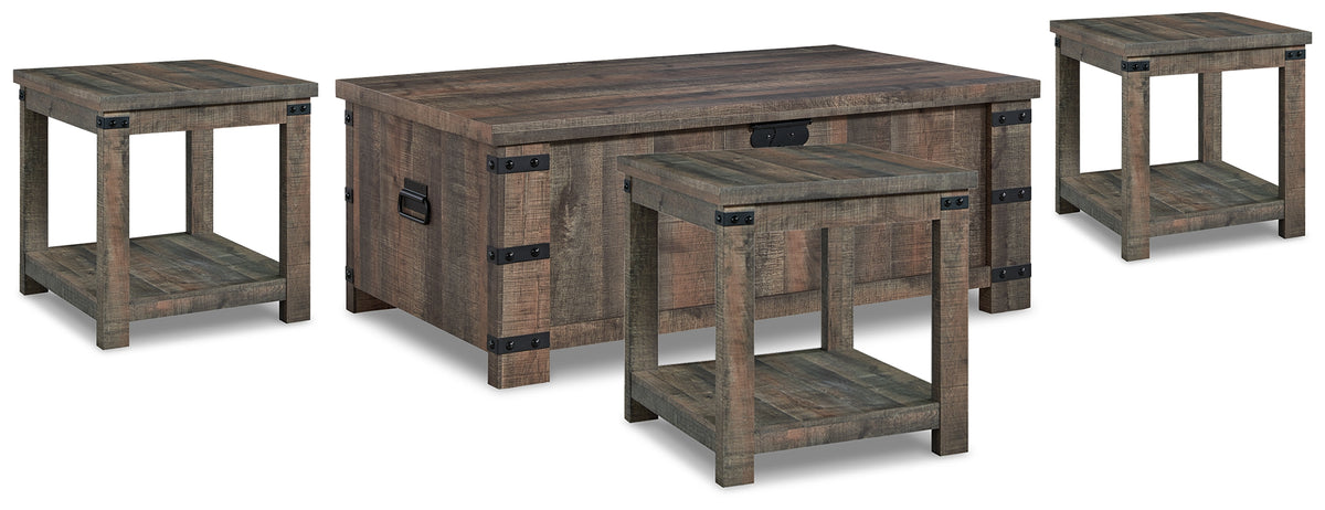 Best Furniture Outlet - Ashley Furniture - Hollum Coffee Table and 3 End Tables - Coffee Table and 3 End Tables - T466T2