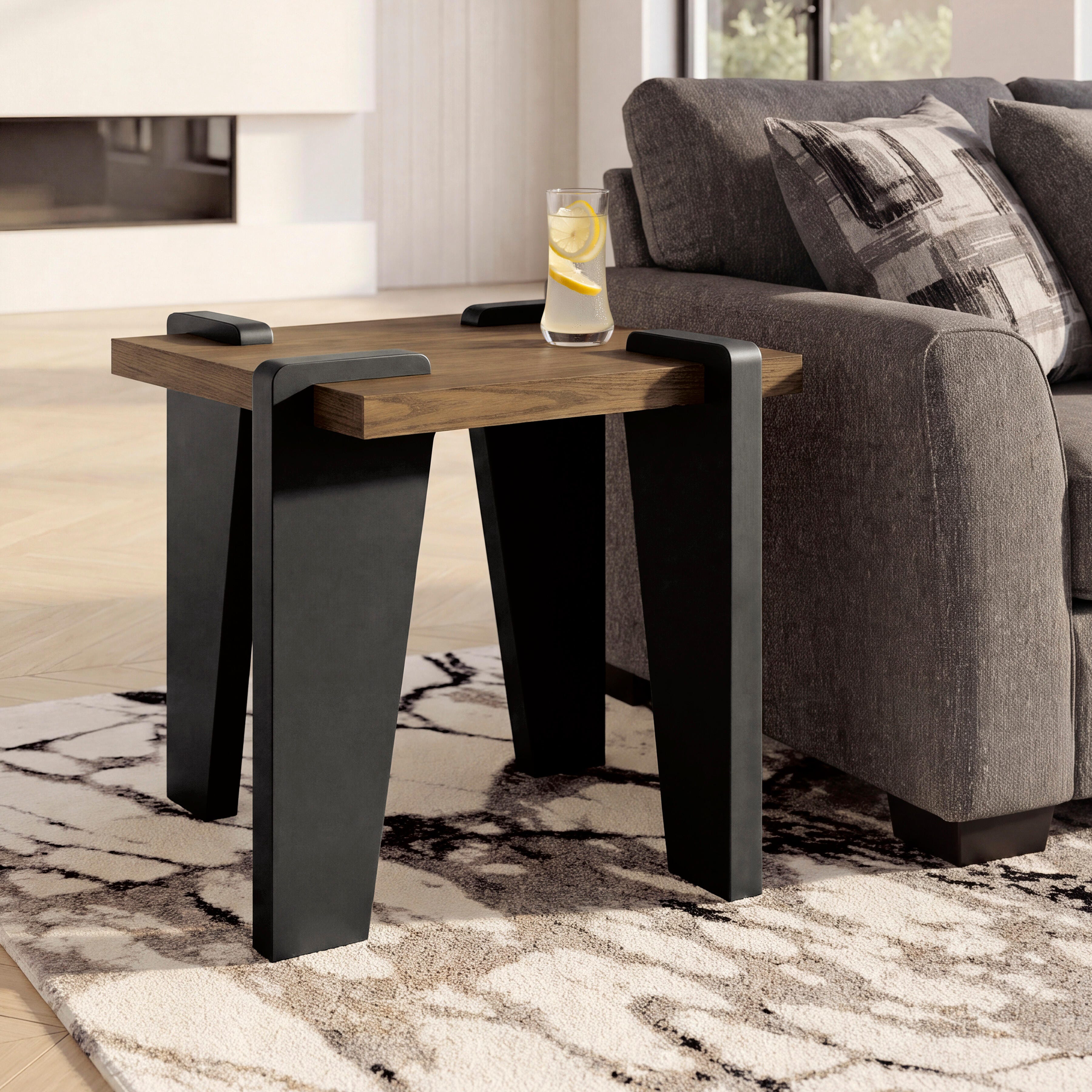 Best Furniture Outlet - Ashley Furniture - Weathermore End Table - Square End Table - T531-2