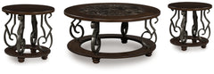 Best Furniture Outlet - Ashley Furniture - Frallyn Coffee Table and 2 Ends - Coffee Table and 2 Ends - T623T1