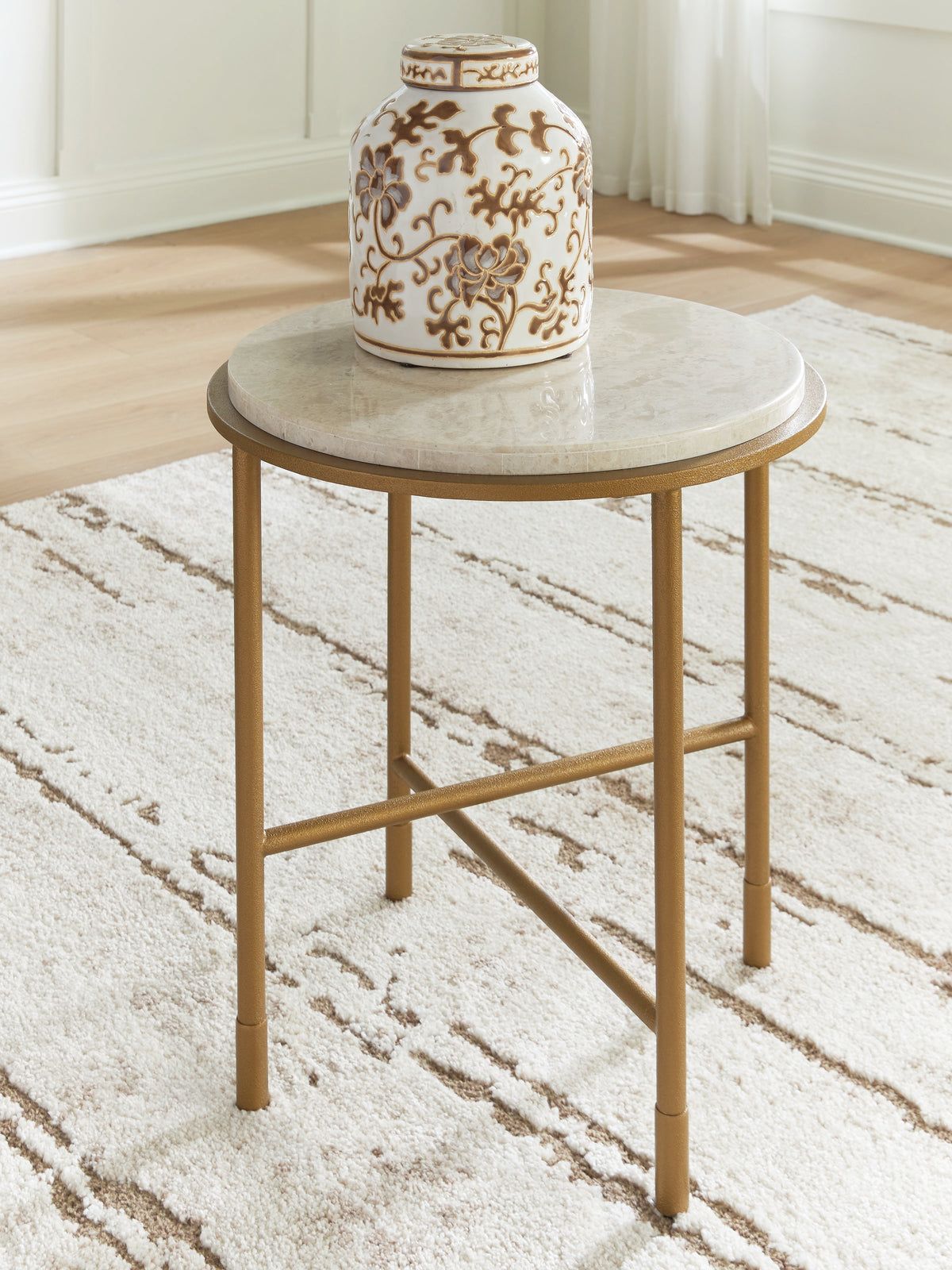 Best Furniture Outlet - Ashley Furniture - Alben End Table - Round End Table - T643-6