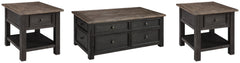 Best Furniture Outlet - Ashley Furniture - Tyler Creek Coffee Table and 2 End Tables - Coffee Table and 2 End Tables - T736T2