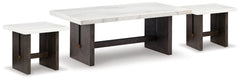 Best Furniture Outlet - Ashley Furniture - Burkhaus Coffee Table and 2 Ends - Coffee Table and 2 Ends - T779T1