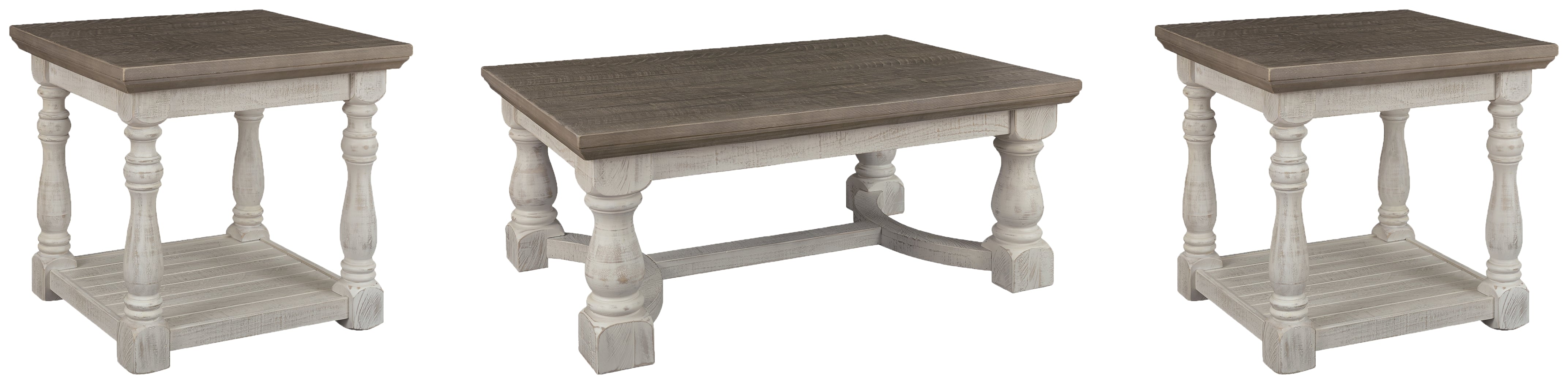 Best Furniture Outlet - Ashley Furniture - Havalance Coffee Table and 2 End Tables - Coffee Table and 2 End Tables - T814T1