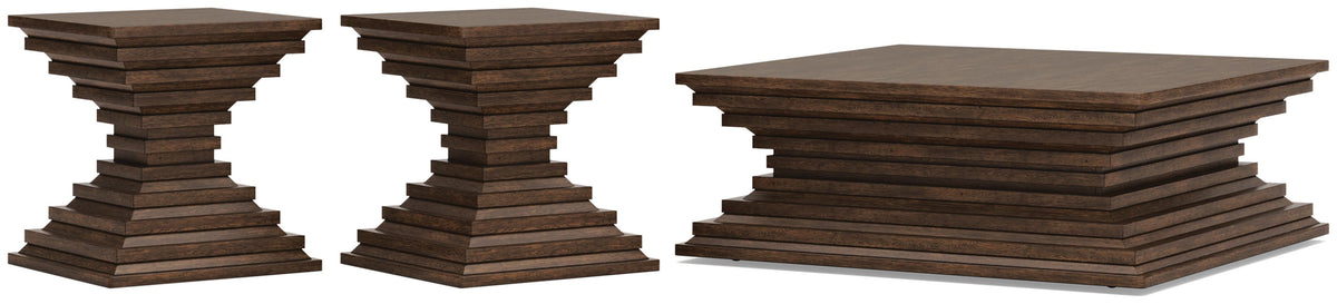 Best Furniture Outlet - Ashley Furniture - Hannodream Coffee Table and 2 Ends - Coffee Table and 2 Ends - T821T1