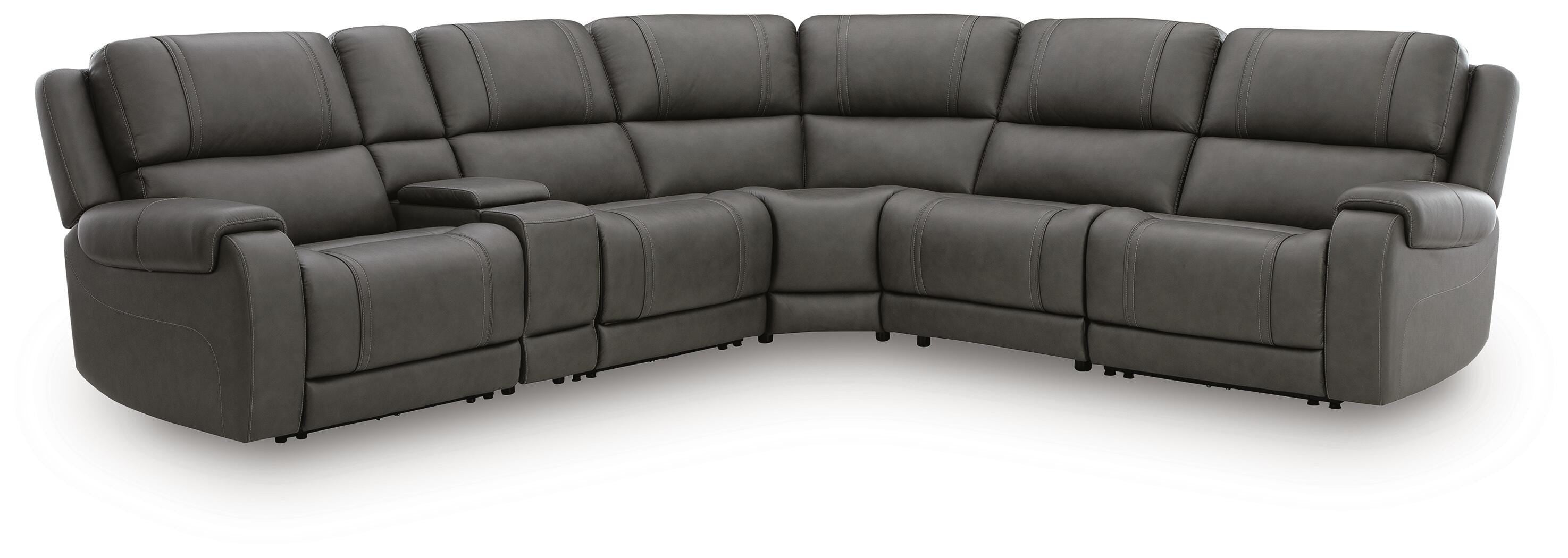 Best Furniture Outlet - Ashley Furniture - 5Z - Pittson Sectional - 6-Piece Power Reclining Sectional - PCU12600S8