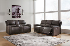 Best Furniture Outlet - Ashley Furniture - Boxmere Power Reclining Sofa and Loveseat - Power Reclining Sofa and Loveseat - U13100U1