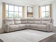 Best Furniture Outlet - Ashley Furniture - Gravier Sectional - 5-Piece Power Reclining Sectional - U13300S4