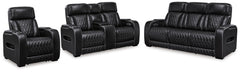 Best Furniture Outlet - Ashley Furniture - Boyington Power Reclining Sofa, Loveseat and Recliner - Power Reclining Sofa, Loveseat and Recliner / Gray - U27105U2