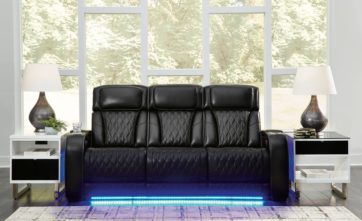 Best Furniture Outlet - Ashley Furniture - Boyington Living Room - PWR REC Loveseat/CON/ADJ HDRST / Gray - U2710518