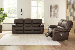 Best Furniture Outlet - Ashley Furniture - Leesworth Power Reclining Sofa and Loveseat - Power Reclining Sofa and Loveseat - U43808U1