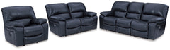 Leesworth Power Reclining Sofa, Loveseat and Recliner