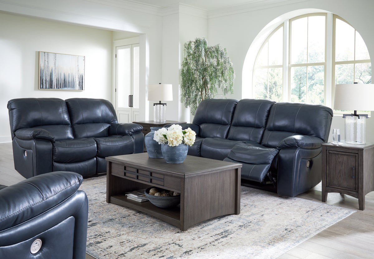 Best Furniture Outlet - Ashley Furniture - Leesworth Power Reclining Sofa, Loveseat and Recliner - Power Reclining Sofa, Loveseat and Recliner - U43809U2