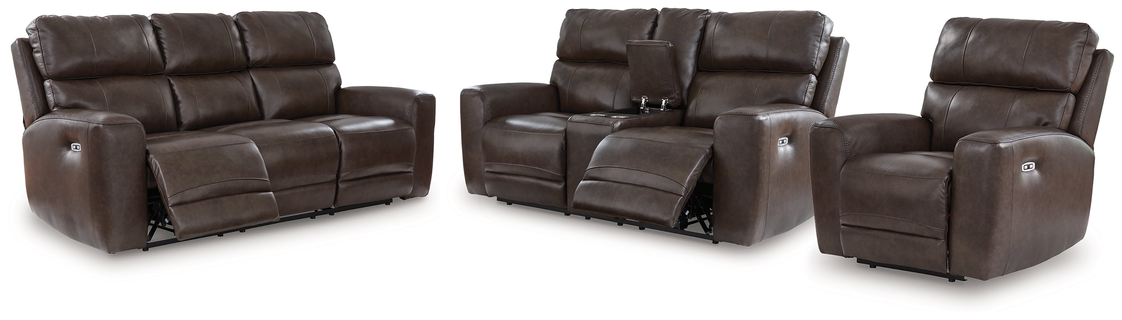 Best Furniture Outlet - Ashley Furniture - Crossplex Power Reclining Sofa, Loveseat and Recliner - Power Reclining Sofa, Loveseat and Recliner - PCU64506U2