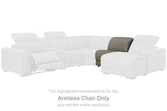 Best Furniture Outlet - Ashley Furniture - Correze Sectional - 3-Piece Power Reclining Sectional with Chaise / Gray - U94202S11
