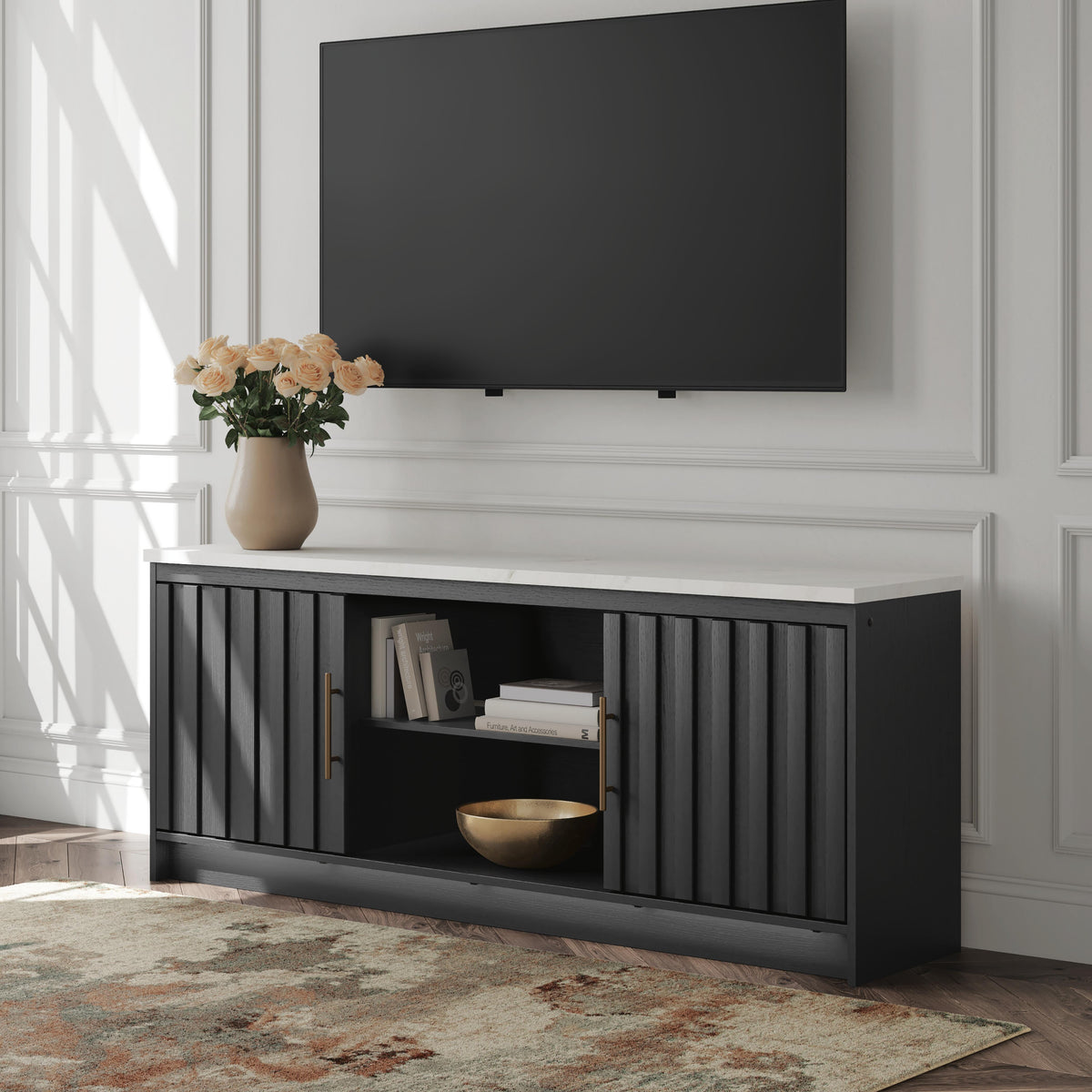 Best Furniture Outlet - Ashley Furniture - Cadmori TV Stand - 63" - W2616-468