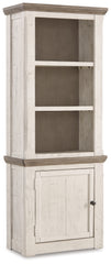 Best Furniture Outlet - Ashley Furniture - Havalance Left Pier Cabinet - Left Pier Cabinet / Two-tone - W814-33